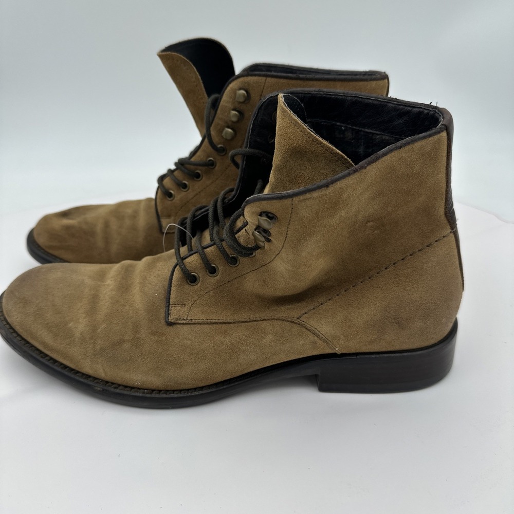 Johnston & Murphy 1850 Tan Suede Ankle Boots 20-2642 Sz. 9M